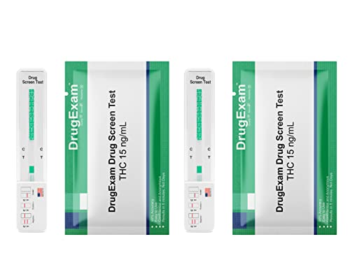 2 Pack - DrugExam Made in USA Most Sensitive Marijuana THC 15 ng/mL Single Panel Drug Test Kit - Marijuana Drug Test with 15 ng/mL Cutoff Level for Detecting Any Form of THC (2) - Thumbnail 5