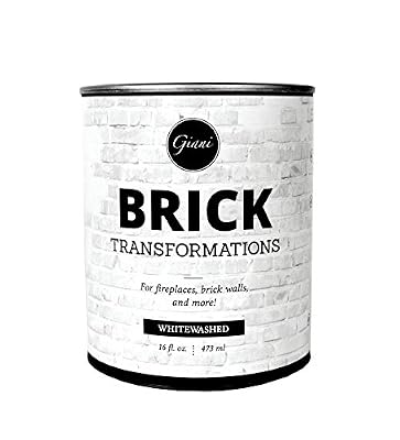 Giani Brick Transformations Whitewash Paint for Brick and Fireplaces