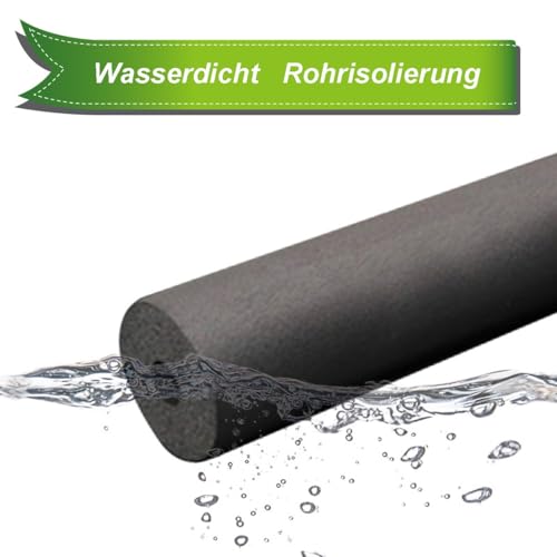 Otulina izolacyjna rury piankowej o grubości 30 mm - pokrywa rury do klimatyzatora i rur ciepłej/zimnej wody (2,2-10,7 cm) - odporne na warunki atmosferyczne rurki piankowe do użytku na zewnątrz
