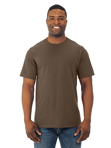 Fruit of the Loom Heavy Cotton T-Shirt (3930R) Tee Available in 32 Colors Large Chocolate