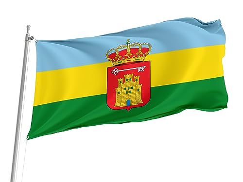 Bandera Del Patio Villacarrillo, Jaén Pancarta Lavable Duradera Bandera De Temporada Para Decoración Casa Oficina 152X90Cm