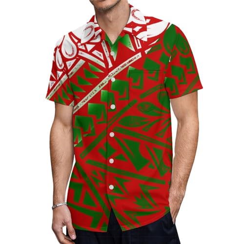 Custom Polynesian Couple Women's Puletasi Set Men's Shirt Samoan Print Crew-Neck Flared Sleeve New Puletasi2