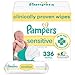 Pampers Baby Wipes Sensitive 6X Pop-Top Packs, 336 Count