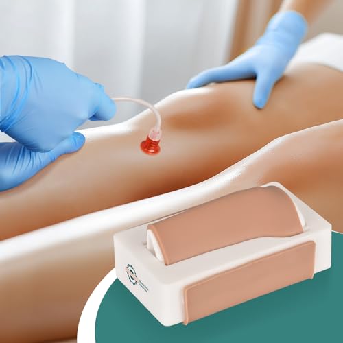 Image of Intraosseous (IO) Access Trainer with Skin Pad, Adult Intraosseous (IO) Tibia Trainer, Tibial IO Bone for Medical Education