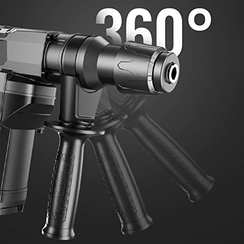 1600W Abbruchhammer Mit SDS-Plus Und 4 Funktionen in 1, SDS-Plus Schlagbohrmaschine, Anti-Vibrationen Am Griff Und… – Bild 7