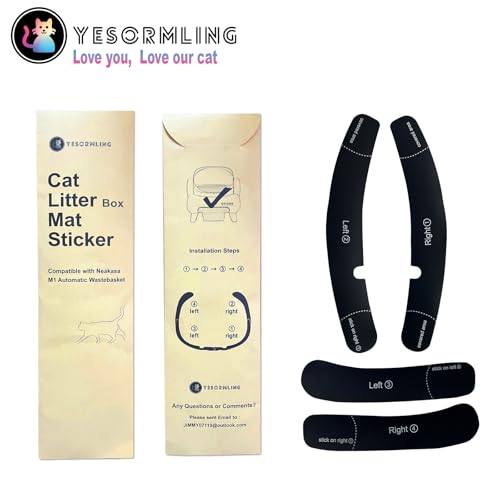 Adesivo para tapete de areia para gatos, compatível com Neakasa M1 caixa de areia para gatos com aut