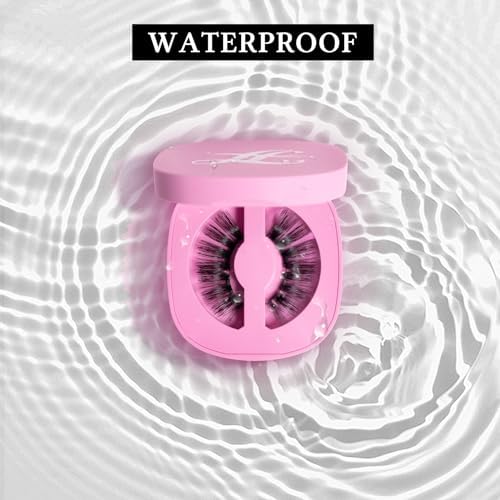 Magnetic Eyelashes, Bold Series Magnetic lashes with applicator, Reusable Glue-free False Eyelashes, Waterproof, Lightweight Fluffy lashes, Suit for Heavy Makeup