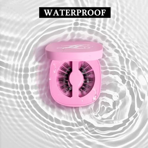 Magnetic Eyelashes, Bold Series Magnetic lashes with applicator, Reusable Glue-free False Eyelashes, Waterproof, Lightweight Fluffy lashes, Suit for Heavy Makeup