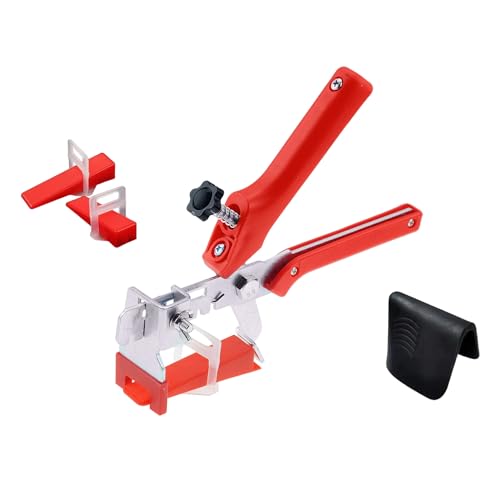 Kit croisillon carrelage autonivelant 200 clips (2mm)+100 cales+1 pince+calfeutrage joint OFFERT.Système Autonivelant Pour Pose de Carrelage - Facile à Utiliser - Résultat Professionnel Sol & Mur