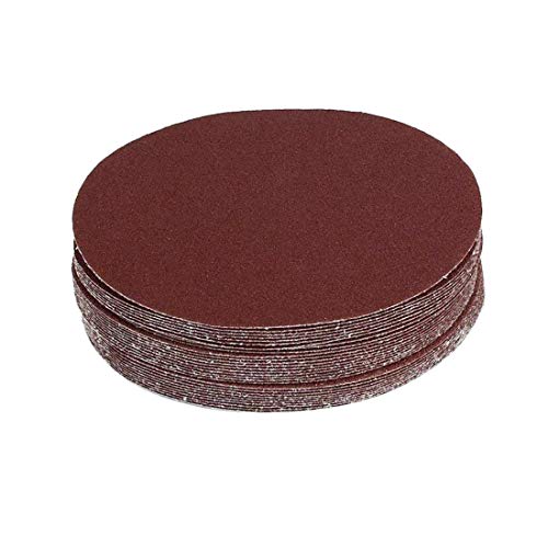 Biaungdo 7-Inch Sandpapers Sand Discs, 60 Grit, 30 Pcs