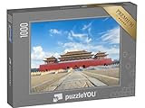 Puzzle classique de qualité dans une boîte anthracite avec l'image du puzzle comme modèle