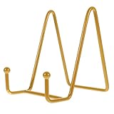 Présentoir pour assiettes – ce présentoir en métal peut servir à exposer des photos, des œuvres d'art, des assiettes, des assiettes de collection, etc. chevalet pour photos
