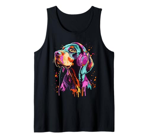 Puntero alemán de pelo corto amantes del arte pop puntero alemán Camiseta sin Mangas