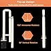Foldable Toilet Grab Bar 304 Stainless Steel Shower Handrails Anti Slip Bathroom Seat Support Bar Flip-Up Bathtub Grab Arm Bar Hand Grip
