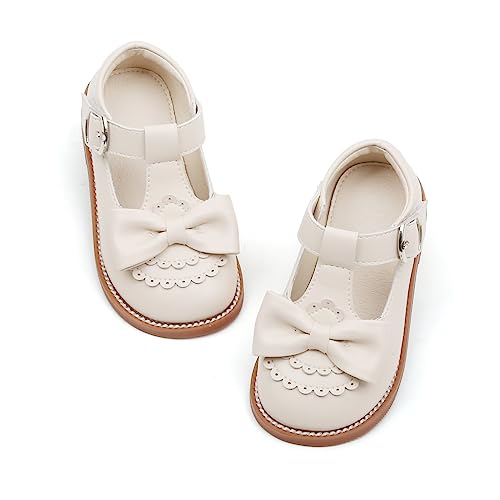 Image of Felix & Flora Toddler Little Girl Princess Dress Shoes-Mary Jane Flats for Girl Party School Shoes