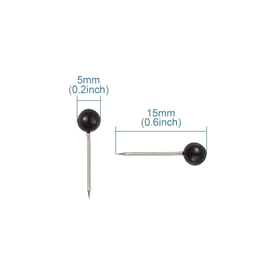 Amazon.co.jp: Beadthoven 画鋲 約600pcs/箱 MIX 15x4mm
