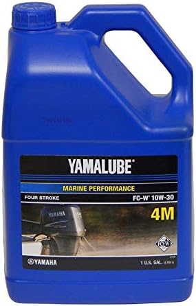 Yamalube 10W30 4-M Outboard Mineral FC-W Engine Oil (Case of 4), #LUB-10W30-FC-04