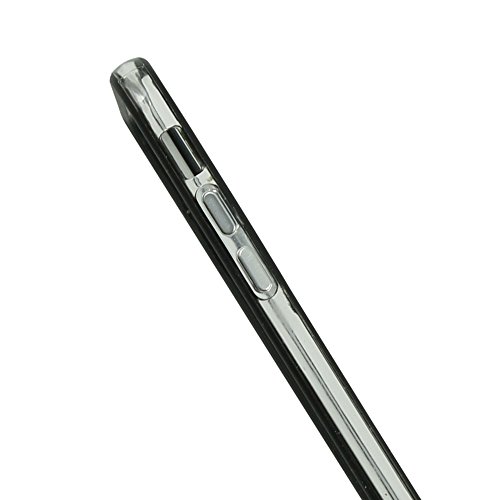 Soft TPU Bumper Frame Case Cover Side Protection for Iphone 6 4.7 Inch Case for Iphone 6 4.7inch (Black)