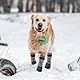 2 Pairs Dog Socks Anti Slip Dog Socks Boots Anti-Slip Dog Paw Protector Waterproof Rubber Bottom Dog Shoes Rubber Sole Dog Boots with Adjustable Straps for Indoor Outdoor Wear (Large Size)
