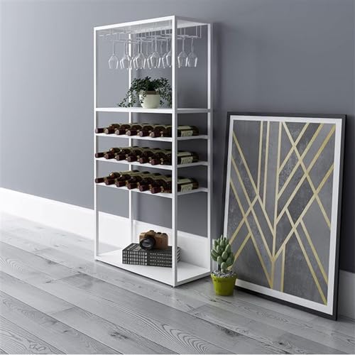 Soporte para botellas de vino pequeño de hierro negro miniatura 7