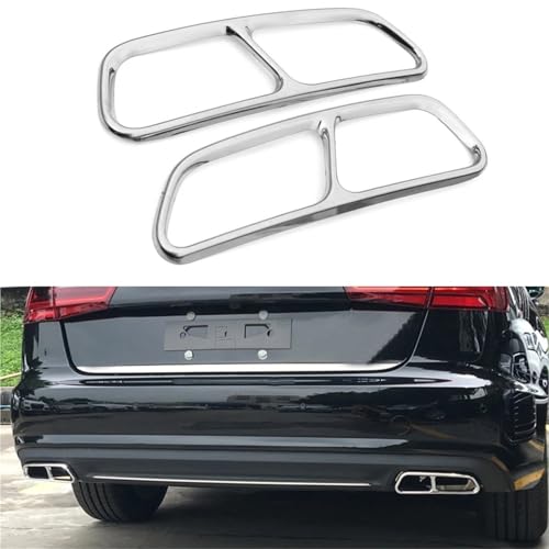 Embout d'échappement Audi A6 A7 C7 avec fixation par clipsage stable - 3