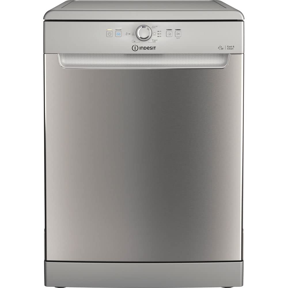 Lavastoviglie Indesit: grande capienza, colore inox - DFE 1B19 X