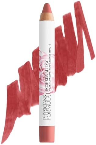 Physicians Formula Rosé Kiss All Day Velvet Lipstick LIp Color Makeup, Red I Do | Dermatologist Tested, Clinicially Tested