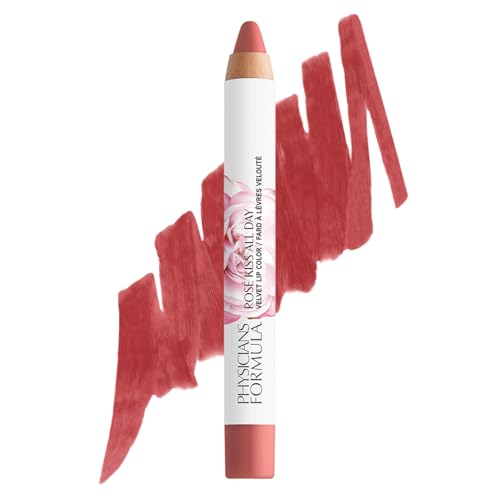 Physicians Formula Rosé Kiss All Day Velvet Lipstick LIp Color Makeup, Red I Do | Dermatologist Tested, Clinicially Tested
