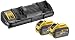 Produktbild DeWalt FLEXVOLT DeWalt DCB132X2-QW 2x 9.0 Ah + charger