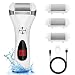 Electric Foot Callus Remover Kit, ELMCHEE Rechargeable callous removers 3 Grinding Heads Portable Waterproof foot file, Professional Feet Care Perfect for Dead, Hard Cracked Dry Skin