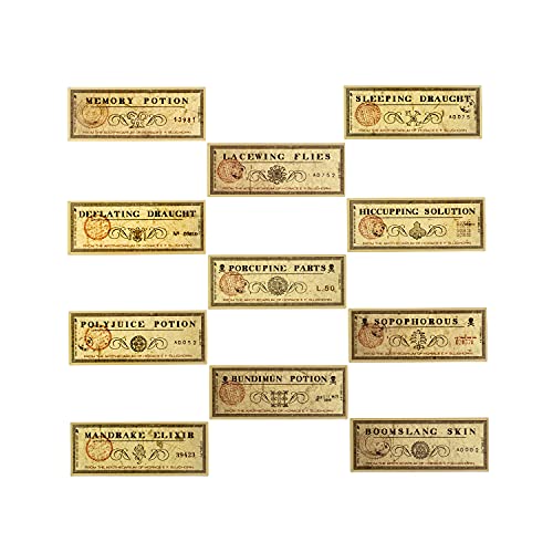 Conquest Journals Harry Potter Potions Labels Vinyl Stickers, Set Of 50, Official Labels From The Wizarding World, Waterproof And Uv Resistant, Great For All Your Gadgets, Potterfy All The Things #TOP1