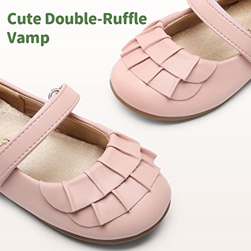 DREAM PAIRS Toddler Little Girls Mary Jane Ballet Flats Flower Girl Dress Shoes for Wedding Party School3