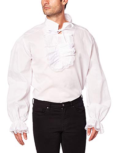 Forum Novelties unisex-adult Adult Ruffled Colonial Costume Shirt