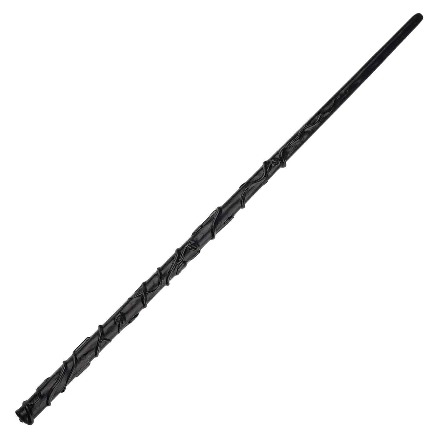 Bohue Magic Wand Wizard Wand Spell Casting Stick Costume Accessories Boys Girls Dress Up Toys Plastic Wand for Halloween Cosplay Party (Black)