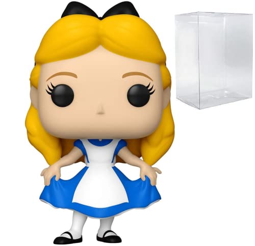 Disney: Alice in Wonderland 70th - Alice in Wonderland Curtsying Funko Pop! Vinyl Figure (Bundled with Compatible Pop Box Protector Case)