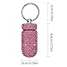 Portable Glittering Pills Organized Small Travel Holder with Keyring for Camping Adventures