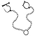 Leg Irons Shackles Medieval Pirate Jailhouse Cast Iron