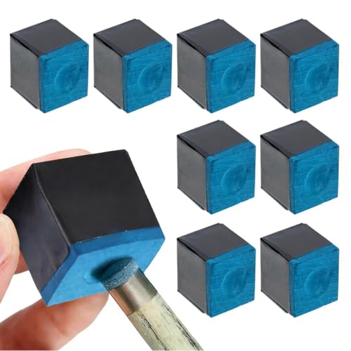 PBAHAUP Scatola Gesso Biliardo 8 Pezzi Professionali