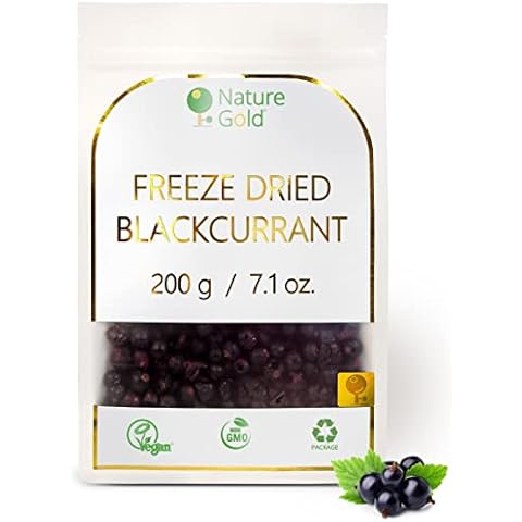 BLACKCURRANT Freeze Dried Whole | 200g - 7.1oz | 100% Natural & Vegan | No-GMO | Without Sugar and Any Additions ~*~ Cover
