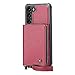Produktbild lefeda Geldbörse Hülle Für Samsung Galaxy S23ultra/S23plus/S23, [RFID Schützt] Leder Brieftasche Schutzhülle Mit Crossbody Lanyard Strap,Rot,S23 6.1"