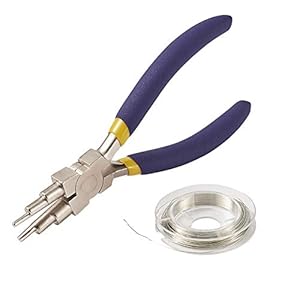 Beadthoven 6-in-1 Drahtschlaufenzange mit Kupferdraht 1 Stück