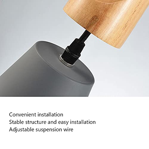 Lámpara de techo E27 estilo industrial para isla de cocina y comedor 2