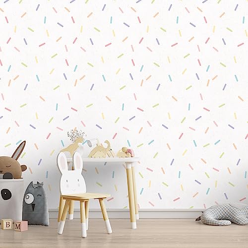 Papel de Parede Adesivo Infantil Giz de Cera