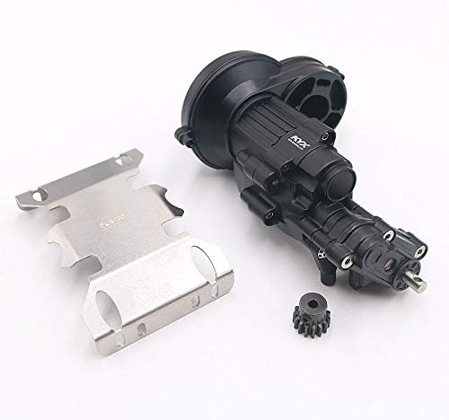 KYX Racing SCX10 II Metal Gearbox + Stainless Steel Chassis Guard Plate Set