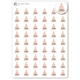 Yoga Exercise Planner Sticker Reminder Fitness workout Bullet Hobonichi Journal Planners Organisers...