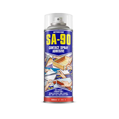 Spray Adhesivo Heavy Duty Pegamento Industrial Contacto Aerosol 500ml Acción Can SA-90