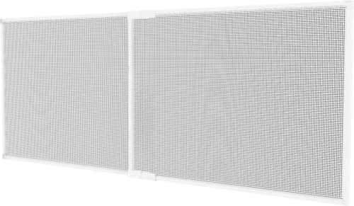 Adjustable & Expandable Window Screen 10" X 19" (2-Pack) Pre-Framed Window Screen Expands Up To 35" #TOP2