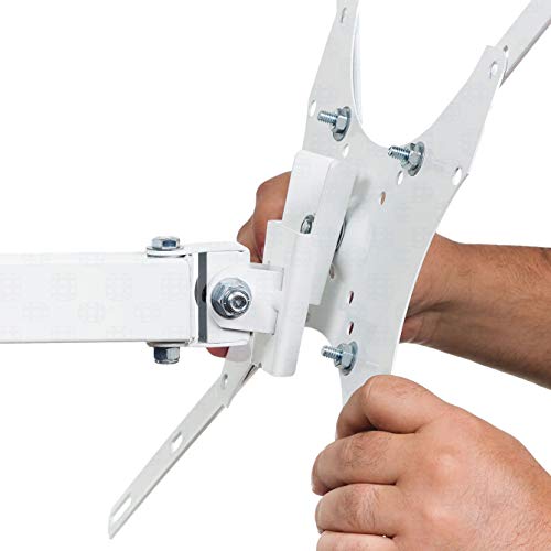 Suporte de Tv Tri Articulado 28 a 55 Pol Branco