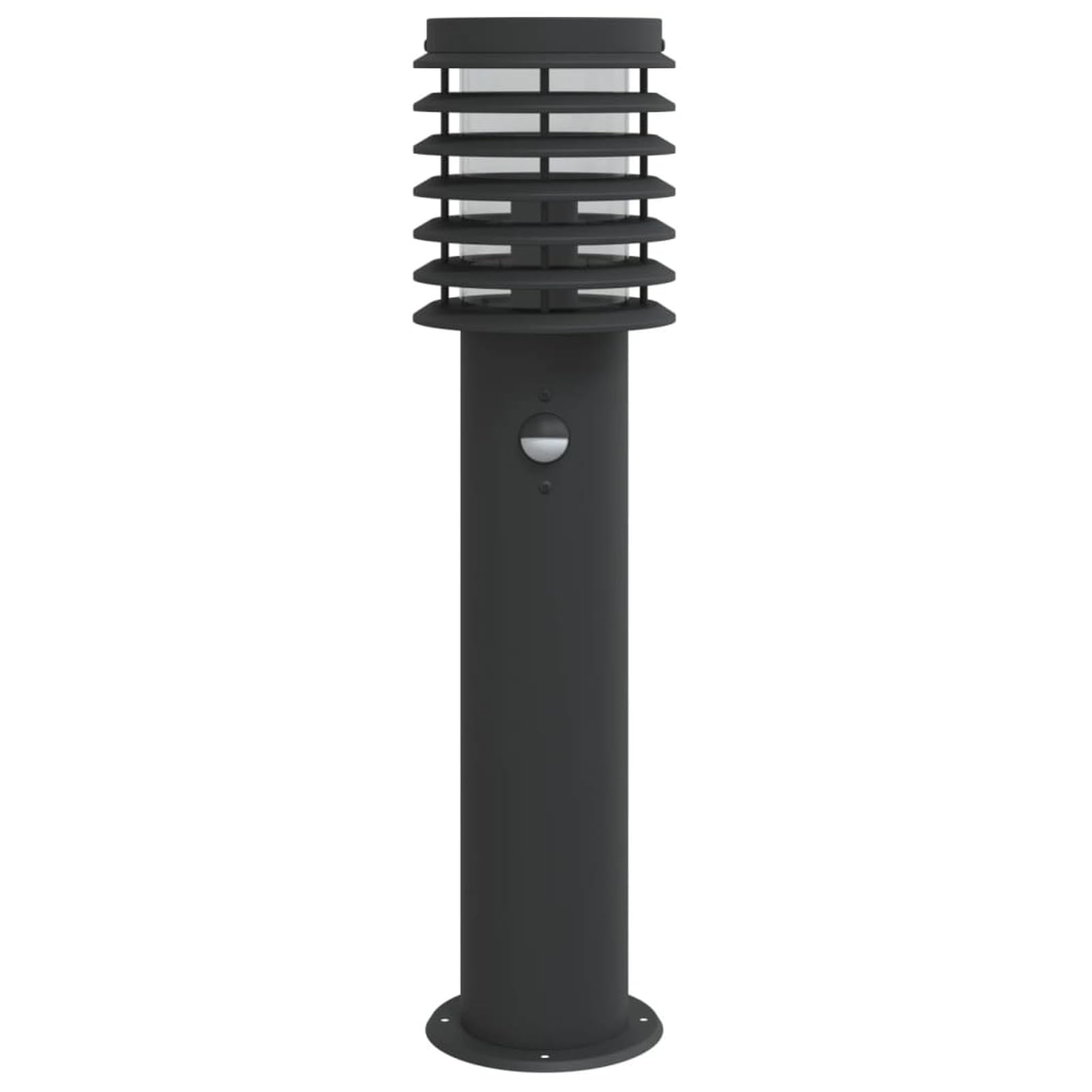 LAPOOH Lampada da Terra per Esterni Sensore Nera 60 cm in Acciaio,Lampade da Terra,Lampada da Terra Moderna,Lampade da Terra per Soggiorno-4006369