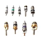 TRgqify-KM Kit de réparation de Noyau de Valve de climatisation de Voiture, Haute Pression et Basse Pression, pièce de Rechange Universelle